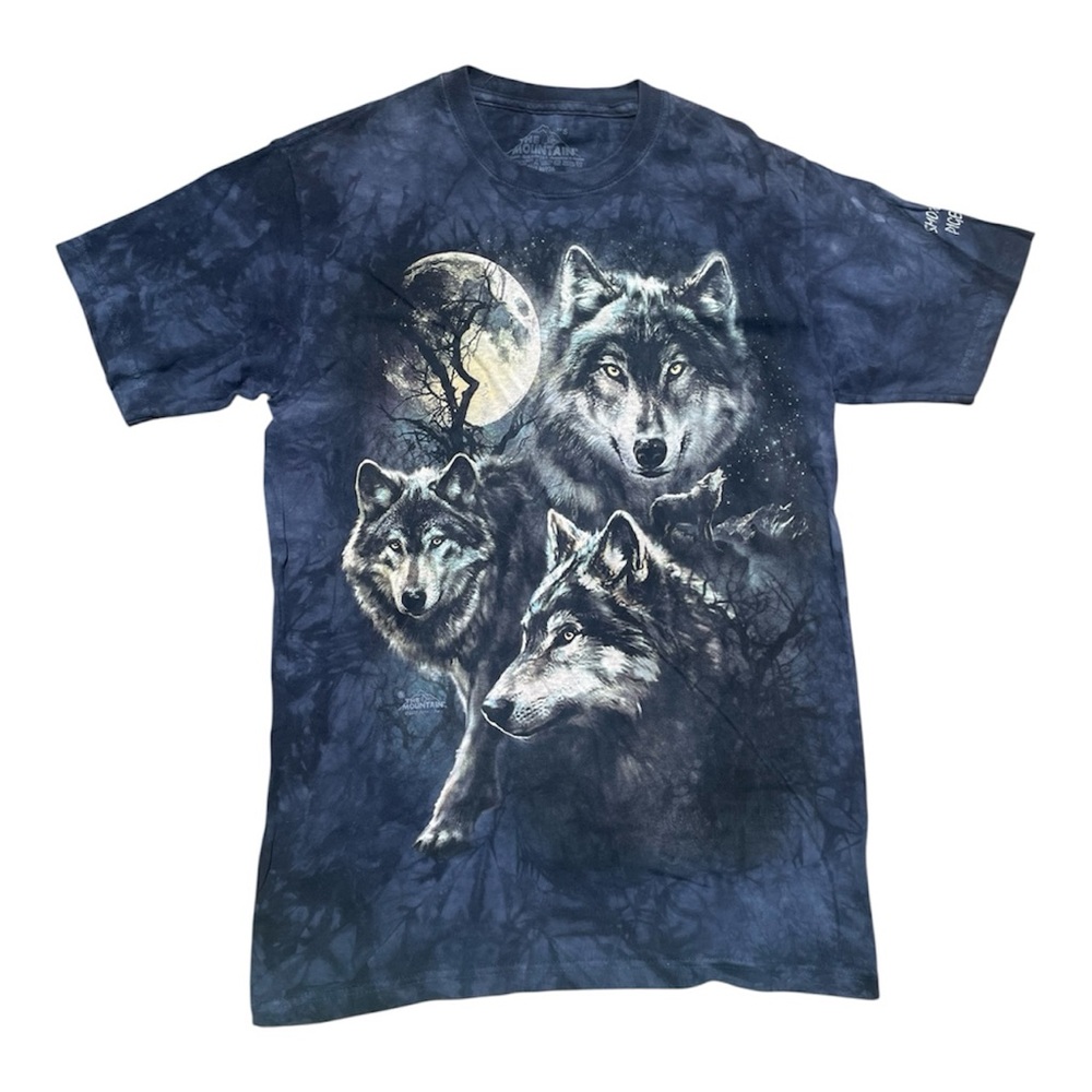 The Mountain Midnight Wolf Gathering Tee